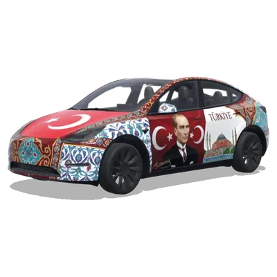 土耳其阿塔圖爾克（Türkiye, Atatürk） – 特斯拉 Model Y 塗裝