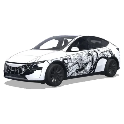 베놈 스파이더맨 랩 – 테슬라 Model Y 랩핑