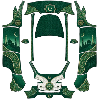 이슬람 랩 (Islamic Wrap) – 테슬라 Model Y 랩핑