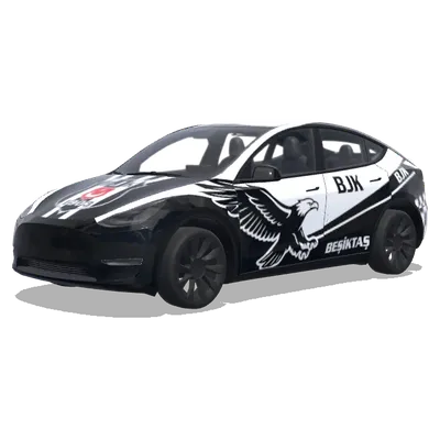 Beşiktaş Eagle – Tesla Model Y wrap