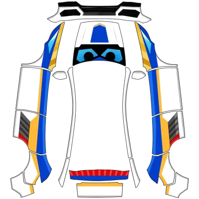 藍警（Bluecop） – 特斯拉 Model Y 塗裝