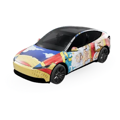 ONE PIECE (One piece) – テスラ Model Y ラッピング