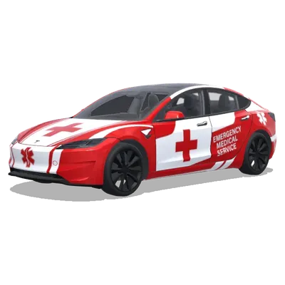 Rotes-Kreuz-Notfall-Tesla – Tesla Model 3 Wrap