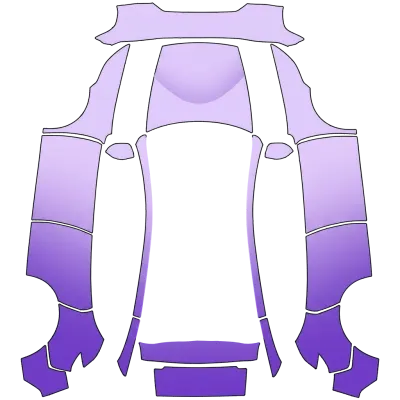 퍼플 옴브레 (Purple Ombre) – 테슬라 Model Y 랩핑