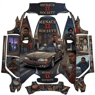 메니스 투 소사이어티 (Menace to society) – 테슬라 Model 3 랩핑