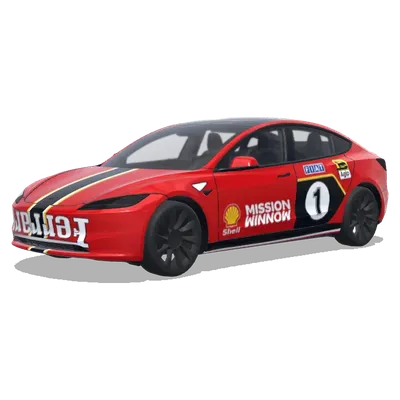 Формула-1 Ferrari (Ferrari f1 livery) – оклейка Tesla Model 3