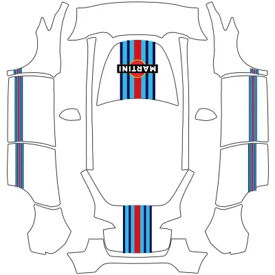Martini Racing (Martini racing) – Tesla Model Y Wrap