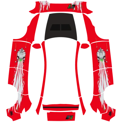 ドムのRX-7 (Dom´s RX7) – テスラ Model Y ラッピング