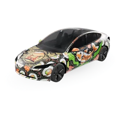 Sushi – Tesla Model 3 Wrap