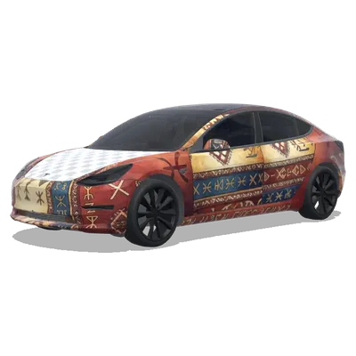 Амазиг (amazigh) – оклейка Tesla Model 3