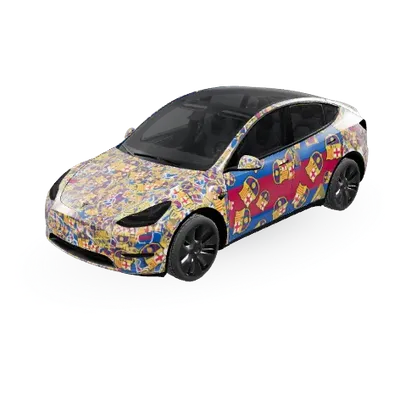 巴塞羅那（FC BARCA） – 特斯拉 Model Y 塗裝