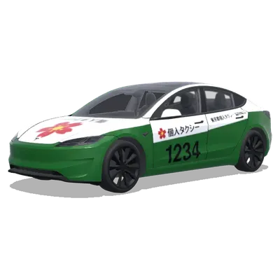個人タクシー – 特斯拉 Model 3 塗裝