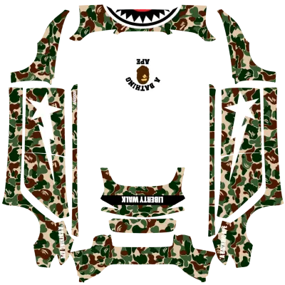 BAPE (Bape) – Tesla Model 3 Wrap