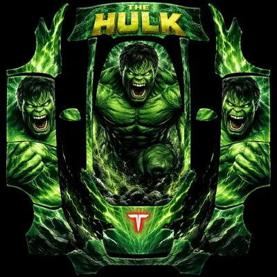 Hulk – Tesla Model Y wrap