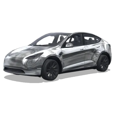 メタリックスチール (merror metallic steel) – テスラ Model Y ラッピング