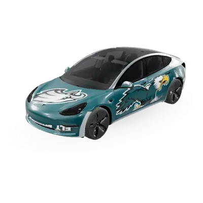 Philadelphia Eagles (Eagles) – Tesla Model 3 Wrap