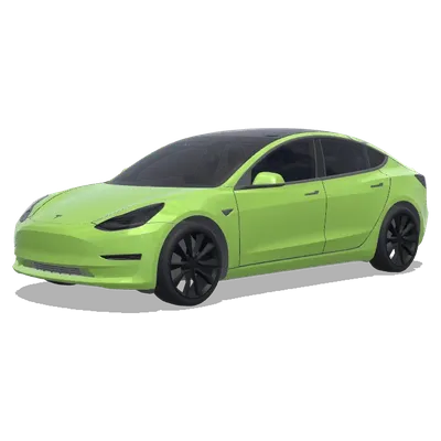 Frog Face Green – Tesla Model 3 wrap