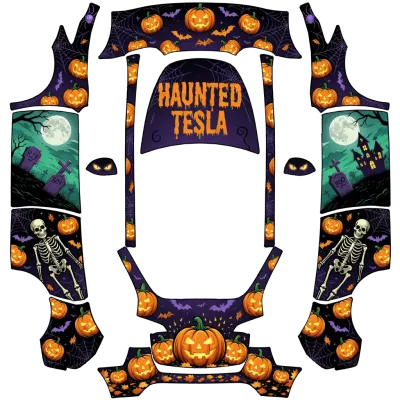 Halloween – Tesla Model Y Wrap