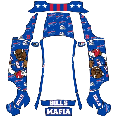 Buffalo Bills – Tesla Model Y Wrap