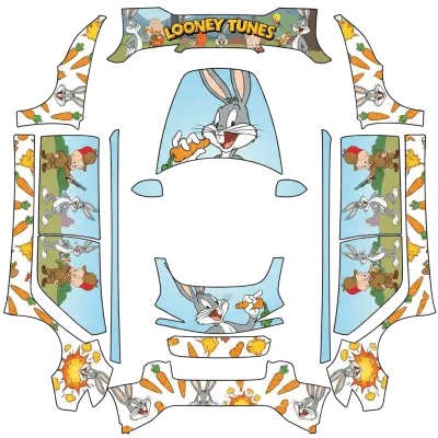 Looney Tunes – Tesla Model 3 wrap