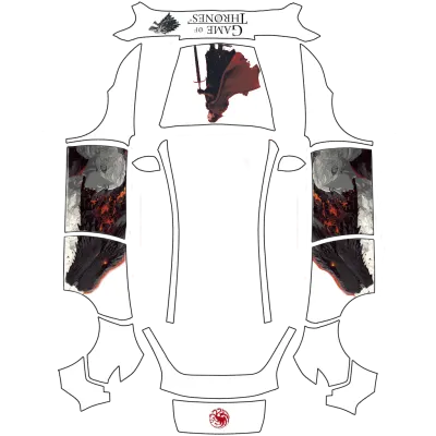 Game of Thrones (Game of Throne) – Tesla Model Y Wrap