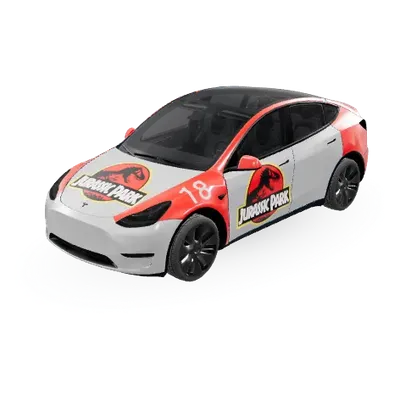 Jurassic Park – Tesla Model Y wrap