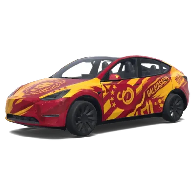 Галатасарай (Mache Galatasaray.) – оклейка Tesla Model Y