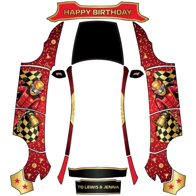 Lewis Jenna Geburtstag (Lewis and Jenna bday) – Tesla Model Y Wrap