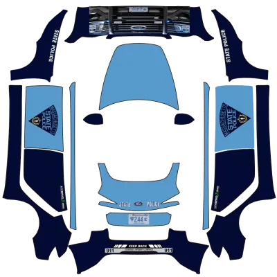 Massachusetts State Police – Tesla Model 3 Wrap