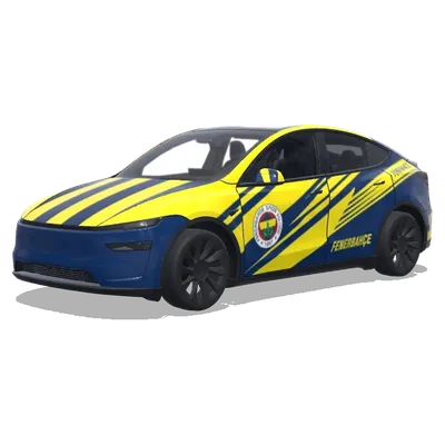 Фенербахче (Fenerbahçe) – оклейка Tesla Model Y