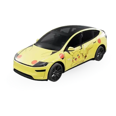Pokémon Pikachu (Pokemon Pikachu) – Tesla Model Y L Wrap