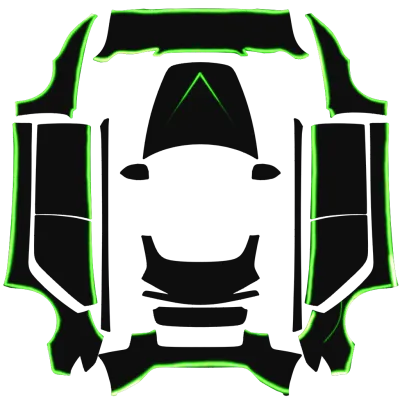Neon green – Tesla Model 3 wrap