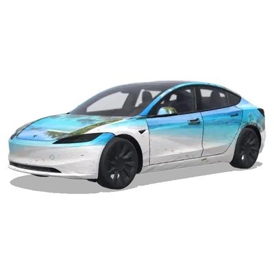 Malediven Strand Design – Tesla Model 3 Wrap