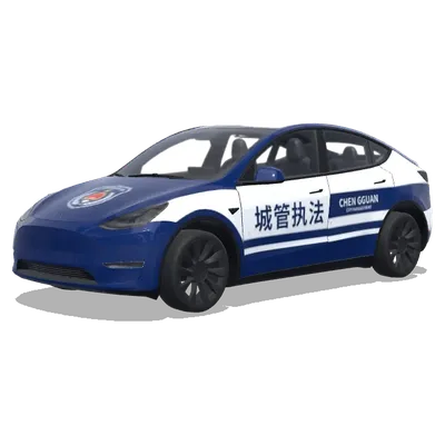 Chinesische Stadtverwaltung (中国城管执法车辆涂装) – Tesla Model Y Wrap