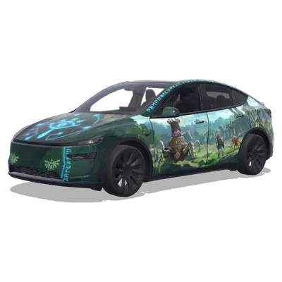 Zelda Breath of the Wild (塞尔达传说 荒野之息) – Tesla Model Y Wrap