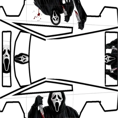 Scream – Tesla Cybertruck Wrap