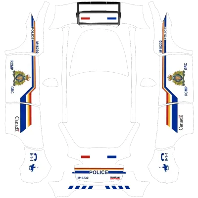 RCMP – Tesla Model Y Wrap