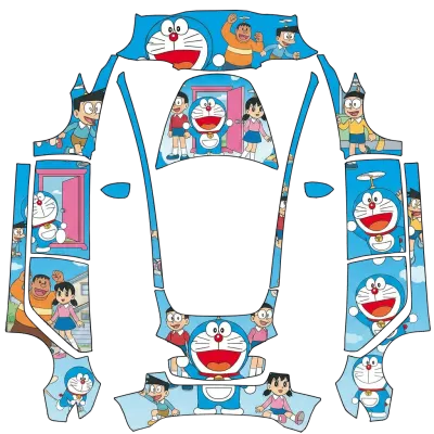 Doraemon – Tesla Model 3 wrap