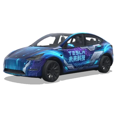 Futuristic Tech (未来科技) – Tesla Model Y wrap