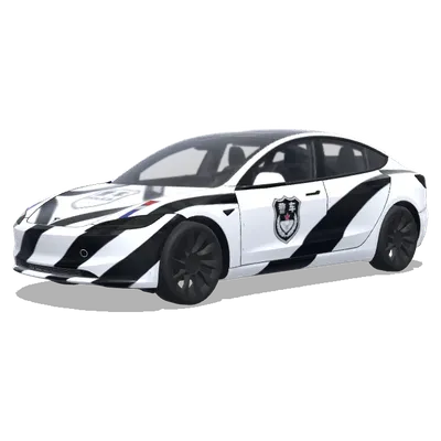 Voiture de police (警车) – covering Tesla Model 3