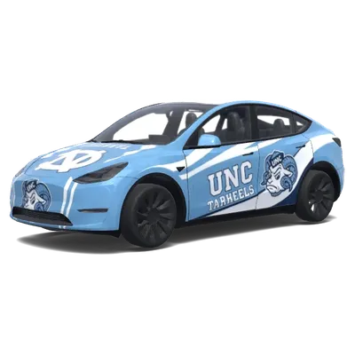 UNC Tar Heels (UNC Tarheels.) – covering Tesla Model Y