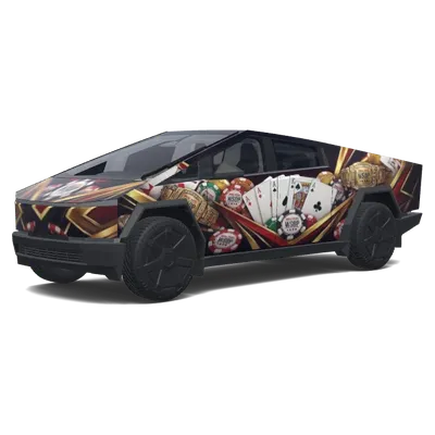 WSOP Thema (WSOP themed.) – Tesla Cybertruck Wrap