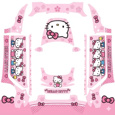 Hello Kitty (hello kitty) – Tesla Model 3 Wrap