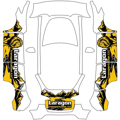 Laragon Transportation LLC – Tesla Model Y wrap
