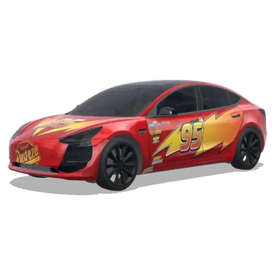 i would like a lightning mcqueen wrap – Tesla Model 3 wrap