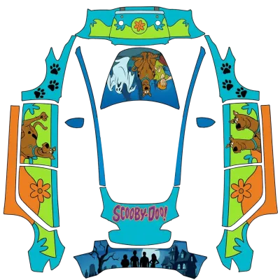 史酷比（Scooby-Doo） – 特斯拉 Model 3 涂装