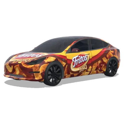Fritos BBQ主题 – 特斯拉 Model 3 涂装