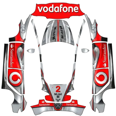 Lewis Hamilton McLaren – Tesla Model 3 wrap