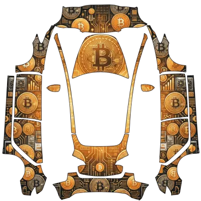 Bitcoin – Tesla Model 3 wrap