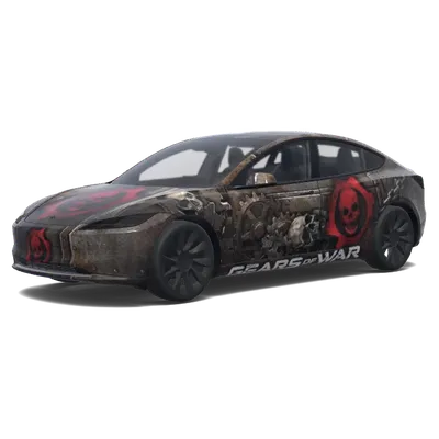 ギアーズ・オブ・ウォー (Gears of War.) – テスラ Model 3 ラッピング
